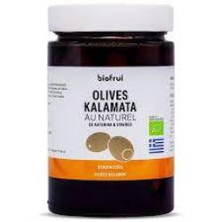 Masline fara samburi in saramura, selectie Kalamon, eco-bio, 190 g, Biofruisec