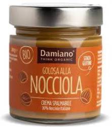 Crema dulce de alune de padure 30%, eco-bio, 200 g, Damiano