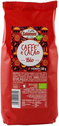 Cafea Si Cacao Macinata, Eco-bio, 250g - Salomoni
