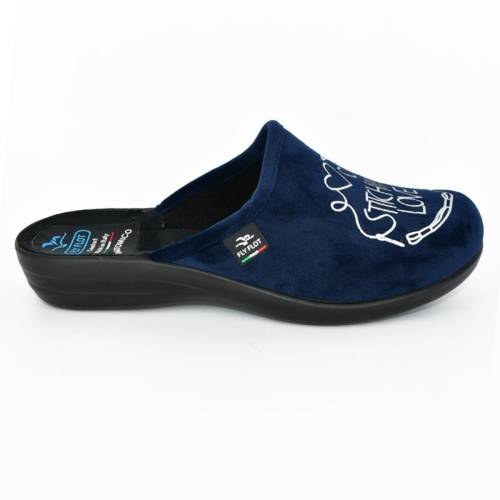 Papuci Dama Fly Flot Albastru inchis FF0298 - 39