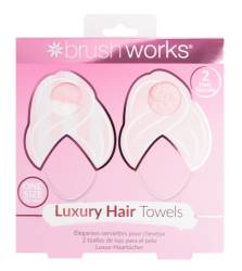 Prosoape pentru par Luxury, 2 bucati, Brushworks