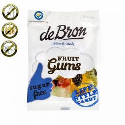 Jeleuri gumate cu aroma de fructe, fara zahar, 100g - DeBron