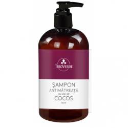 Sampon antimatreata cu ulei de cocos, 250ml - Trio Verde