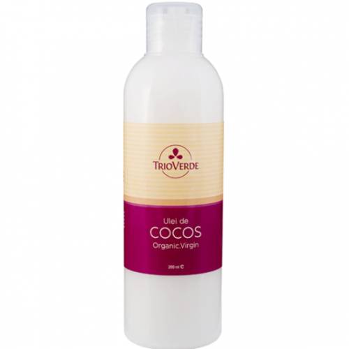 Ulei de Cocos virgin, 200ml - Trio Verde