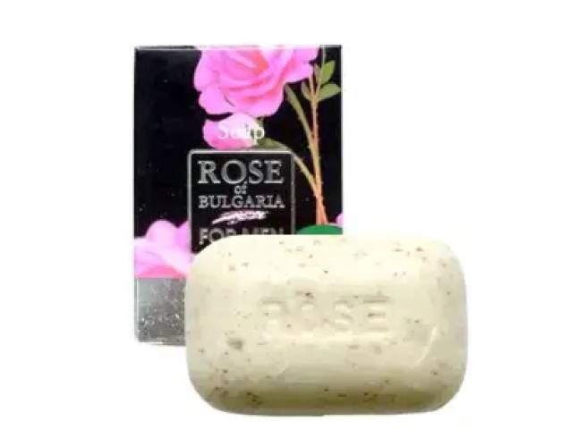 Sapun cu Apa din Petale de trandafiri pentru barbati, 100 g - Roze - Biofresh - Rose of Bulgaria