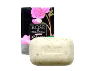 Sapun cu Apa din Petale de trandafiri pentru barbati, 100 g - Roze - Biofresh - Rose of Bulgaria