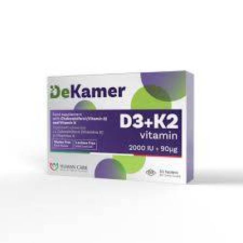 DeKamer D3 + K2, 30 comprimate, Pharmalife Research SRL