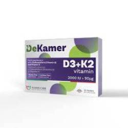 DeKamer D3 + K2, 30 comprimate, Pharmalife Research SRL