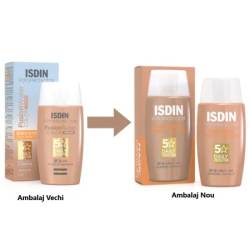 Crema solara pentru fata cu SPF 50 Fusion Water Color Medium, 50 ml – Isdin