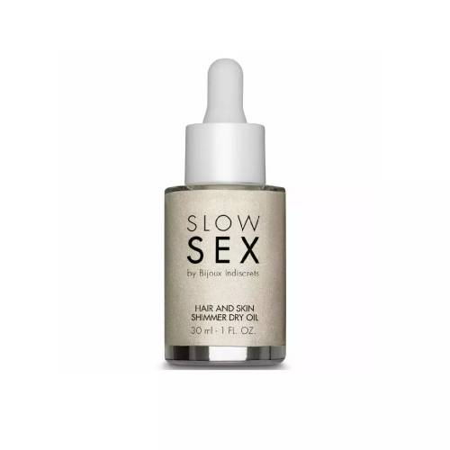 Ulei uscat stralucitor pentru corp Slow Sex, 30ml, Bijoux Indiscrets