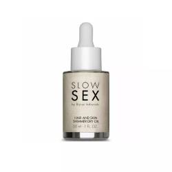 Ulei uscat stralucitor pentru corp Slow Sex, 30ml, Bijoux Indiscrets