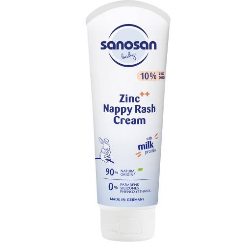 Crema pentru scutec cu Zinc++ protectie si vindecare, 100ml, Sanosan