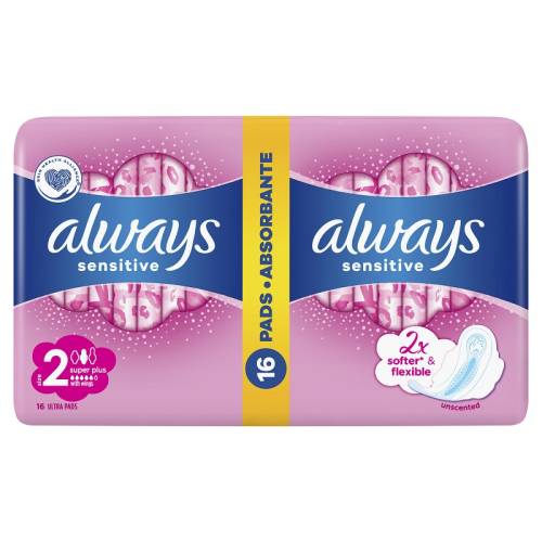 Absorbante Super Ultra Sensitive, 16 bucati, Always