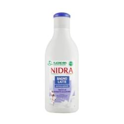 Gel de dus si spuma de baie cu talc & flori de bumbac, 750ml, Nidra
