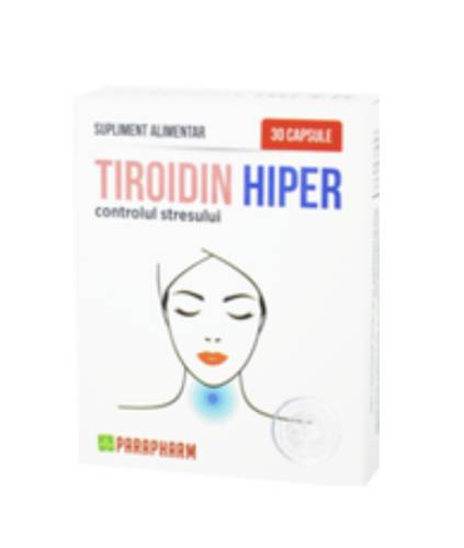 Tiroidin Hiper 30cps hipertiroidism - Parapharm