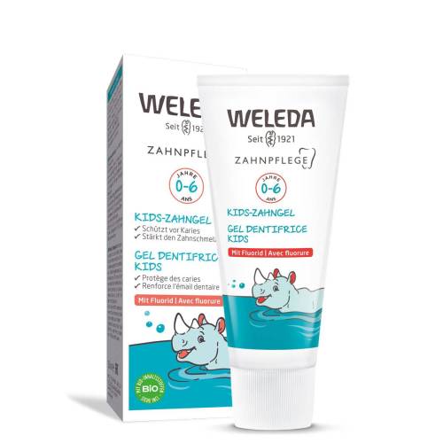 Gel de dinti cu fluor pentru copii, 0-6 ani, 50 ml, Weleda