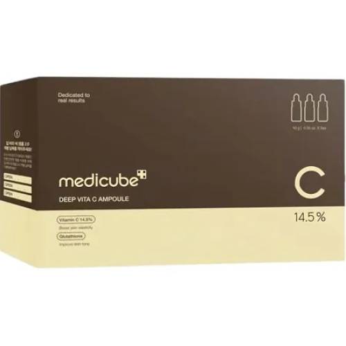 Ser facial pentru fermitate si iluminare Deep Vita C Ampoule 2.0, 3 x 10ml, Medicube