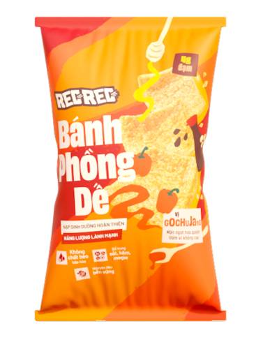 Tapioca Cracker - Gochujang, 40g, Rec Rec