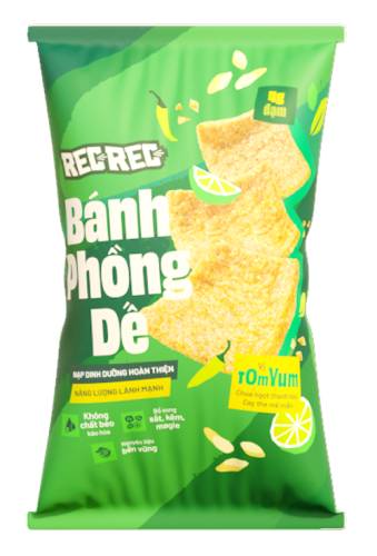 Tapioca Cracker Tom Yum, 40g, Rec Rec