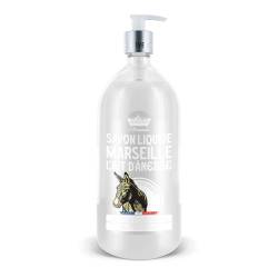 Sapun lichid de Marsilia cu Lapte de magarita, 1l, Les Petites Bains de Provence