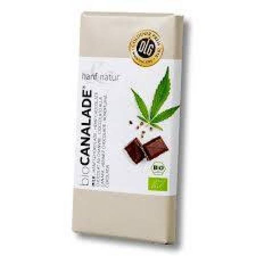 Ciocolata cu lapte si seminte de canepa, eco-bio, 100 g, Hanf & Natur