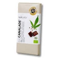 Ciocolata cu lapte si seminte de canepa, eco-bio, 100 g, Hanf & Natur