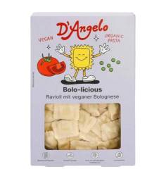 Paste Ravioli Bolognese, Bolo-licios, eco-bio, 250 g, D`Angelo