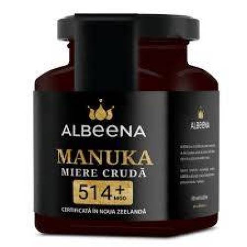 Miere de Manuka cruda, MGO 514+, 200 g, Albeena