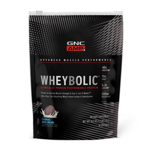 Proteina Din Zer Cu Aroma De Biscuiti Cu Crema, Wheybolic 520g - GNC