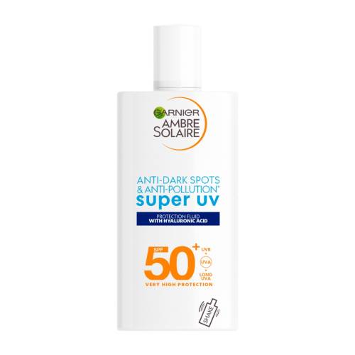 Crema de fata anti-poluare Super UV SPF50 Ambre Solaire, 40ml, Garnier