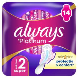 Absorbante Platinum Super, 14 bucati, Always