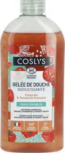 Gel de dus calmant, cu capsuni si rosii, eco-bio, 250 ml,  Coslys