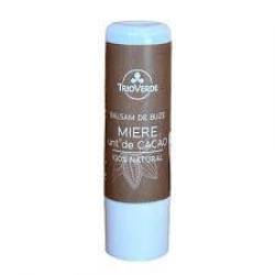 Balsam de buze cu unt de Cacao si Miere, 5 g, Trio Verde