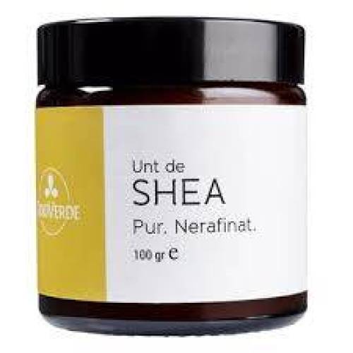 Unt de Shea nerafinat, eco-bio, 100 g, Trio Verde