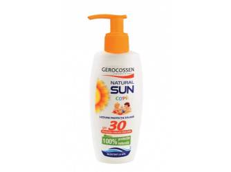 Lotiune cu protectie solara pentru copii SPF 30 Natural Sun, 200ml - Gerocossen
