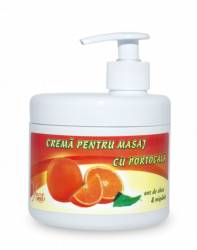 Crema pentru masaj cu portocala si unt de shea 500ml - Kosmo Line