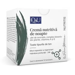 Crema nutritiva pentru noapte, Nutritis Q4U, 50ml - Tis Farmaceutic