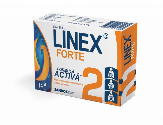 Linex Forte 60 mg, 14 capsule, Sandoz