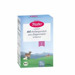 Lapte praf de capra formula 1 Bio Lactana, 400 g, Topfer