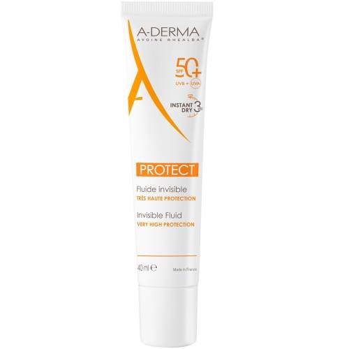 A-Derma Protect Fluid SPF50+ pentru fata, 40 ml