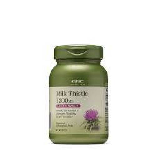 Extract Standardizat De Silimarina, Herbal Plus Milk Thistle, 1300 Mg, 30 tablete, Gnc
