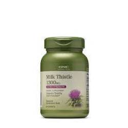 Extract Standardizat De Silimarina, Herbal Plus Milk Thistle, 1300 Mg, 30 tablete, Gnc
