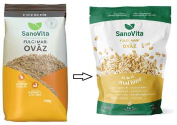Fulgi de ovaz mari 500g - SANOVITA