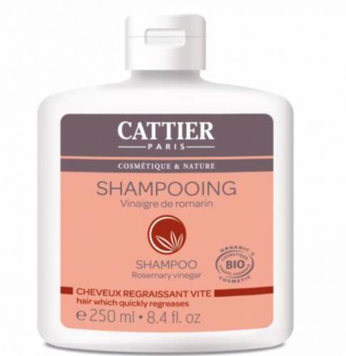 Sampon cu rozmarin pentru par gras, 250ml - Cattier