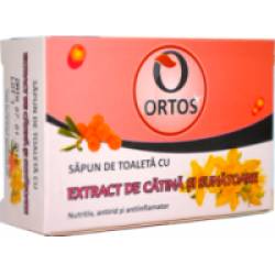 Sapun de toaleta cu extract de catina si sunatoare 100gr ORTOS