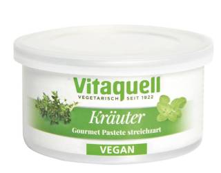 Pate vegetal, cu ierburi aromatice picant, eco-bio, 125g - Vitaquell