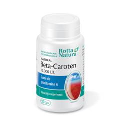 Beta Caroten natural 1200UI x30cps(RottaNatura)