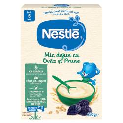 Nestle Ovaz si Prune, 250g – Mic dejun pentru bebelusi 6+ luni