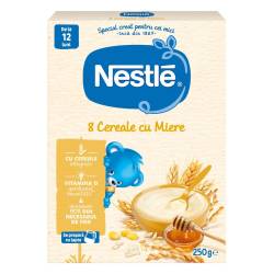 Cereale Nestle 8 Cereale cu Miere +12 Luni, 250g