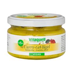 Salata Curry cu proteina din soia, mere si ananas, 180 g, Vitaquell
